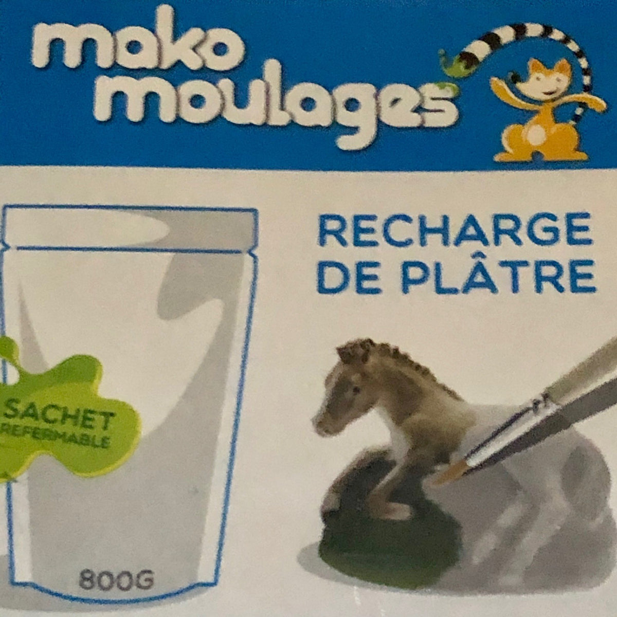 Recharge de plâtre pour moulage