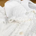Robe de chambre blanche enfant