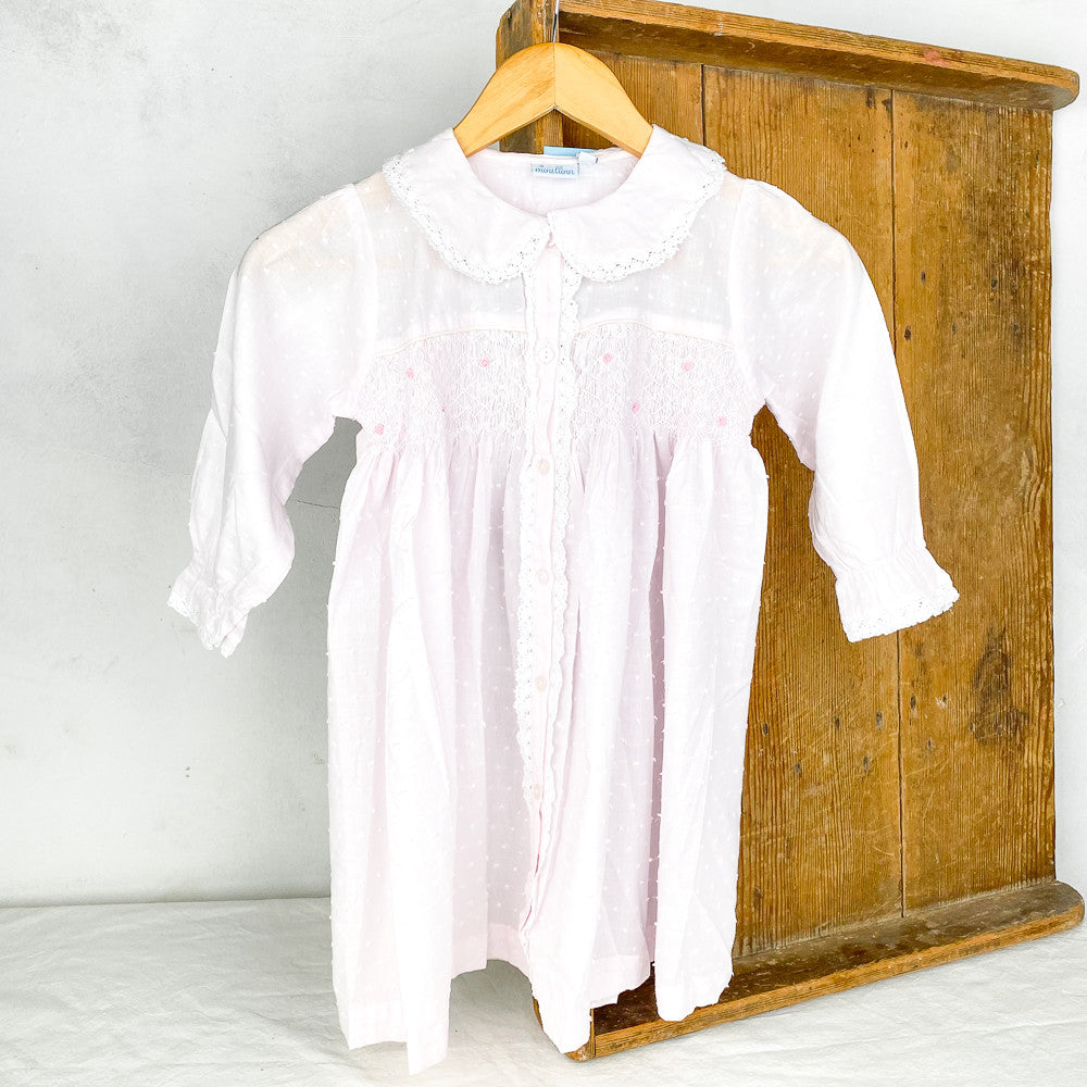 Robe de chambre rose enfant