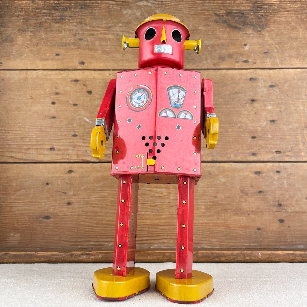 Robot Atomic Man en métal