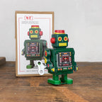 Robot mécanique vert