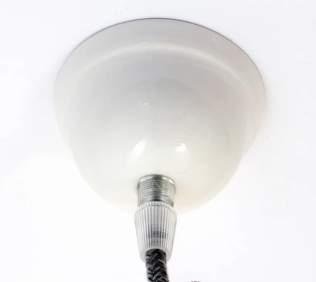 Rosace cloche en porcelaine