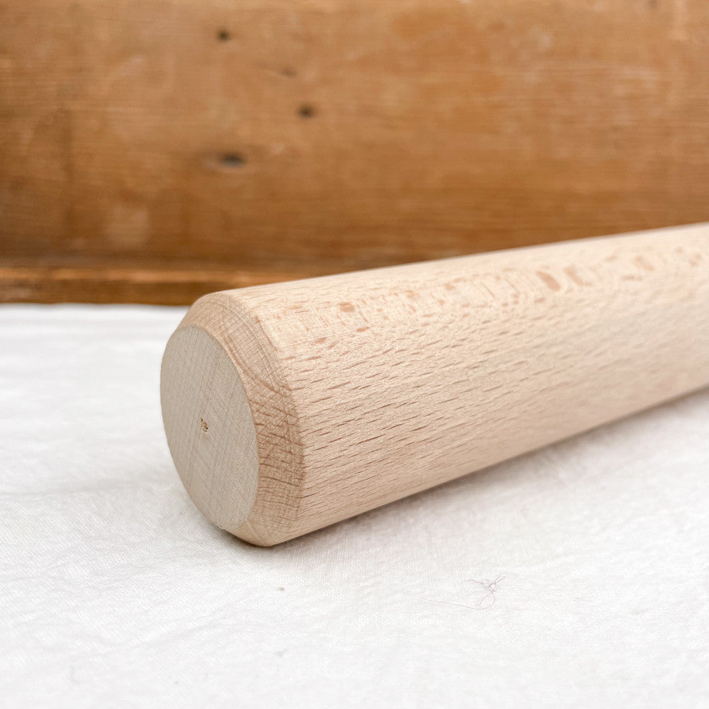 Plain wooden rolling pin