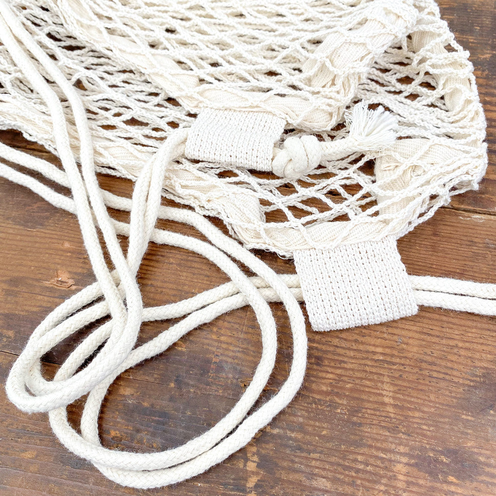 Sac à dos filet écru