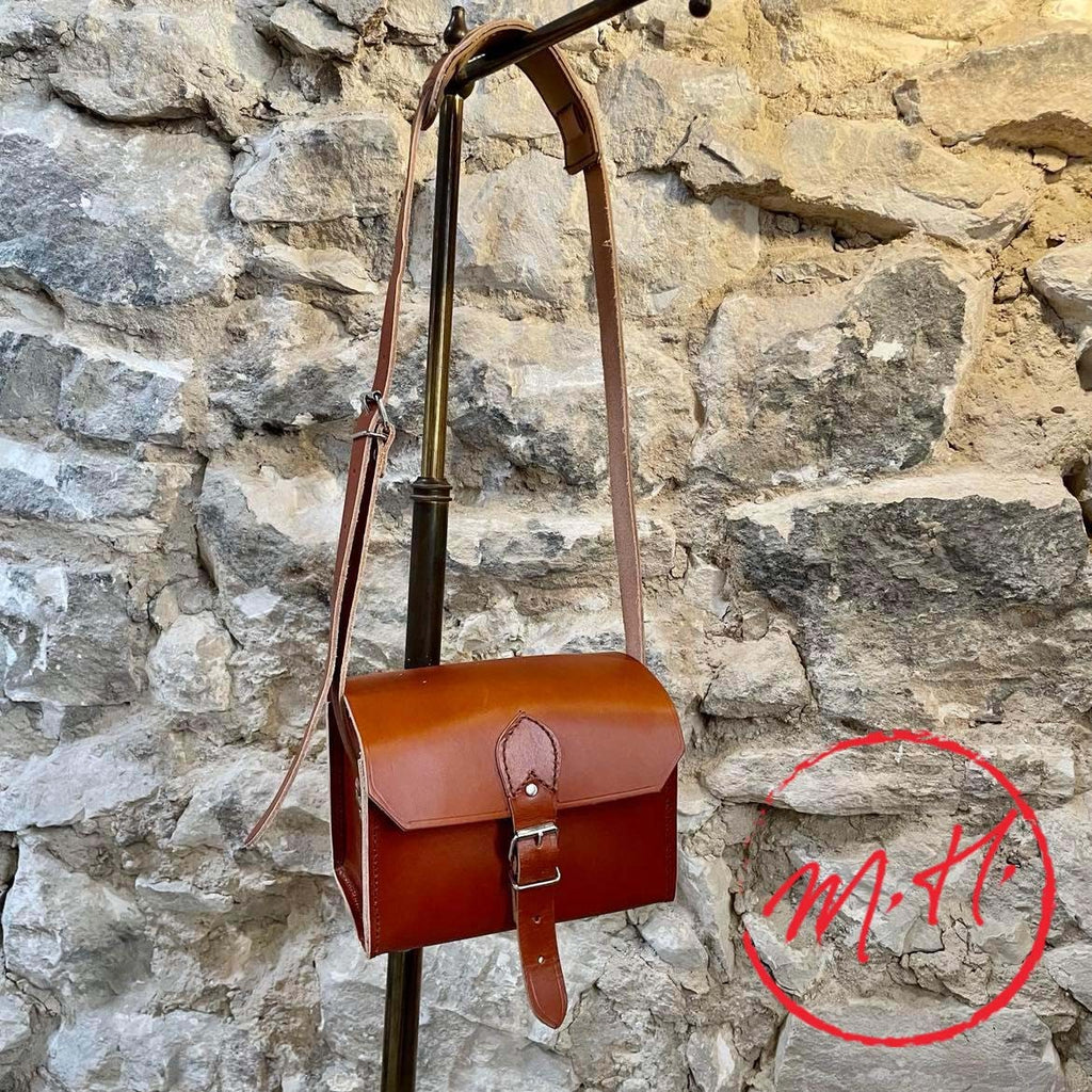 Sac en cuir 20x14x12
