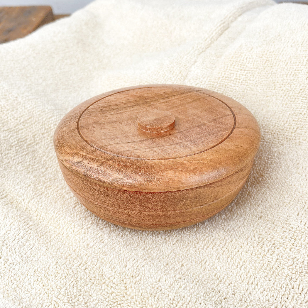 Savon à barbe bol bois d'acacia