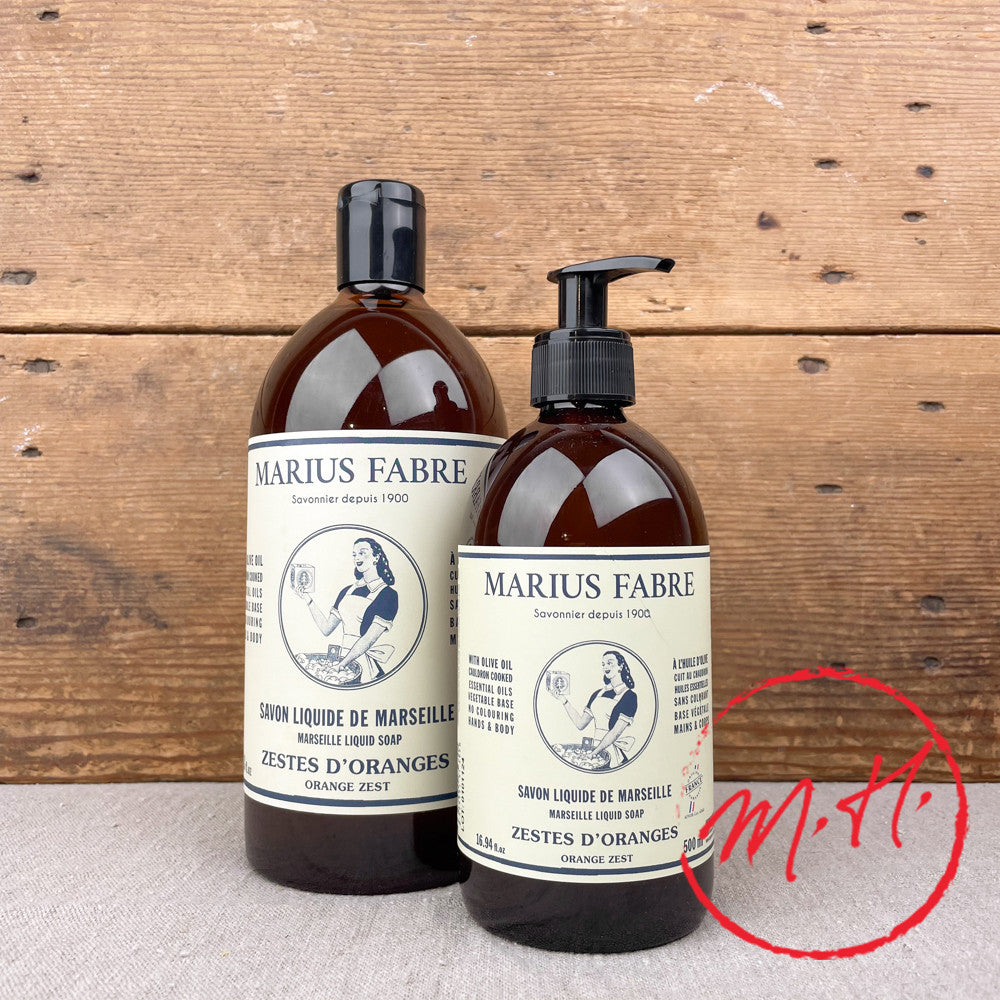 Savon de Marseille liquide aux zestes d'orange