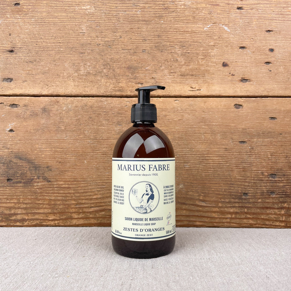 Savon de Marseille liquide aux zestes d'orange 500ml