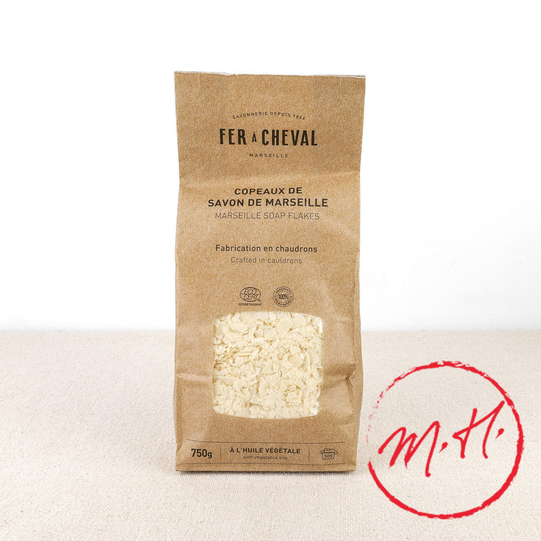 Savon de Marseille végétal en copeaux 750g