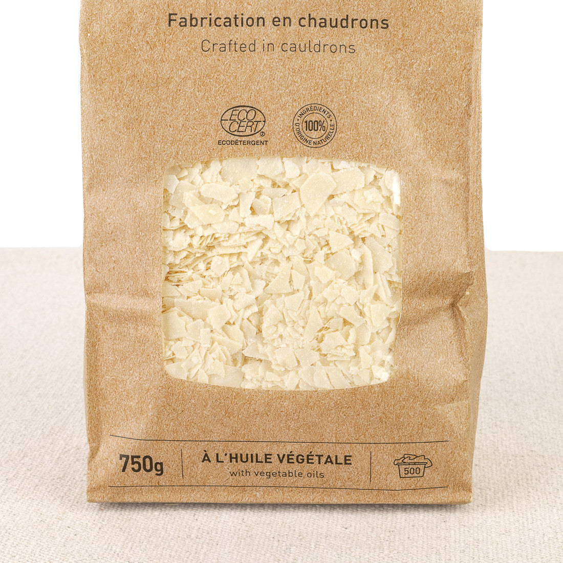 Savon de Marseille végétal en copeaux 750g