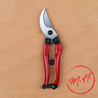 Sécateur japonais 200 mm acier SK85 à manches rouges, cisaille de jardin fabrication japonaise Takagi