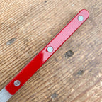 4-piece matt burgundy cutlery set