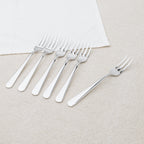 Mepra small stainless steel dessert forks