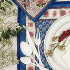 Fleur d'Arles blue placemat