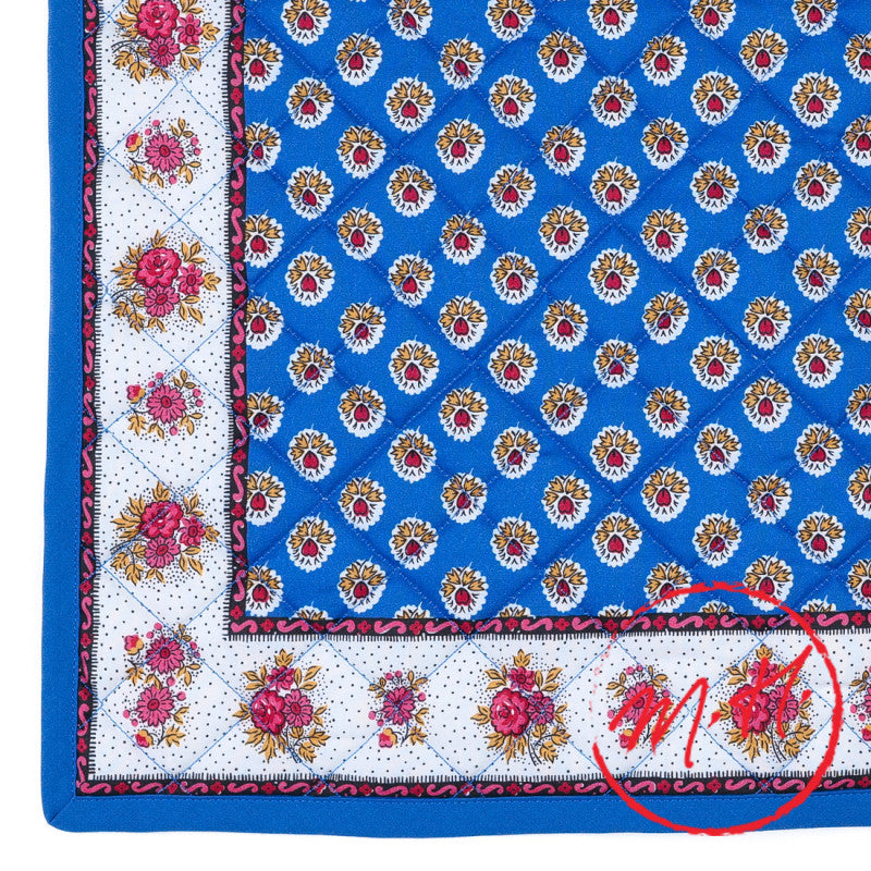 Fleur d'Arles blue placemat