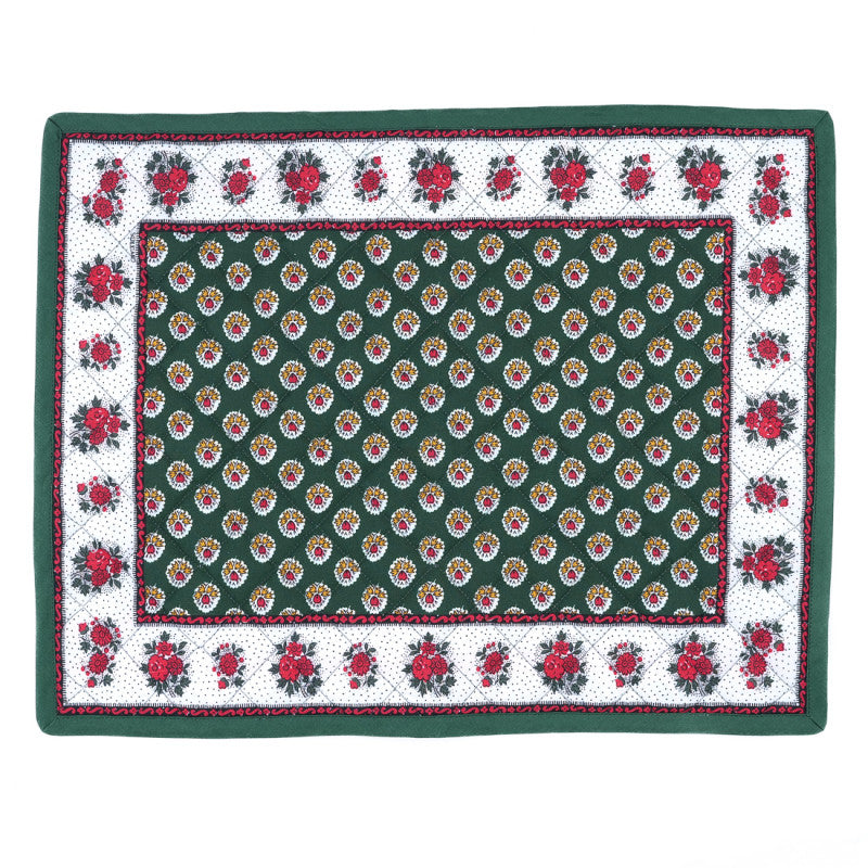 Fleur d'Arles place mat, green