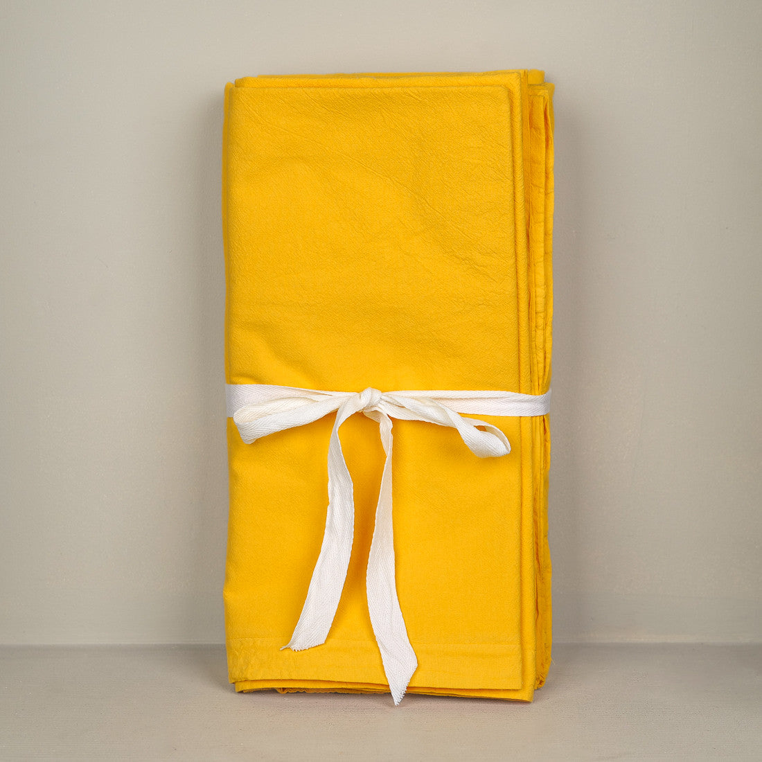 Duvet cover 230 × 260 cm and 2 pillowcases 70 x 70 cm orange yellow