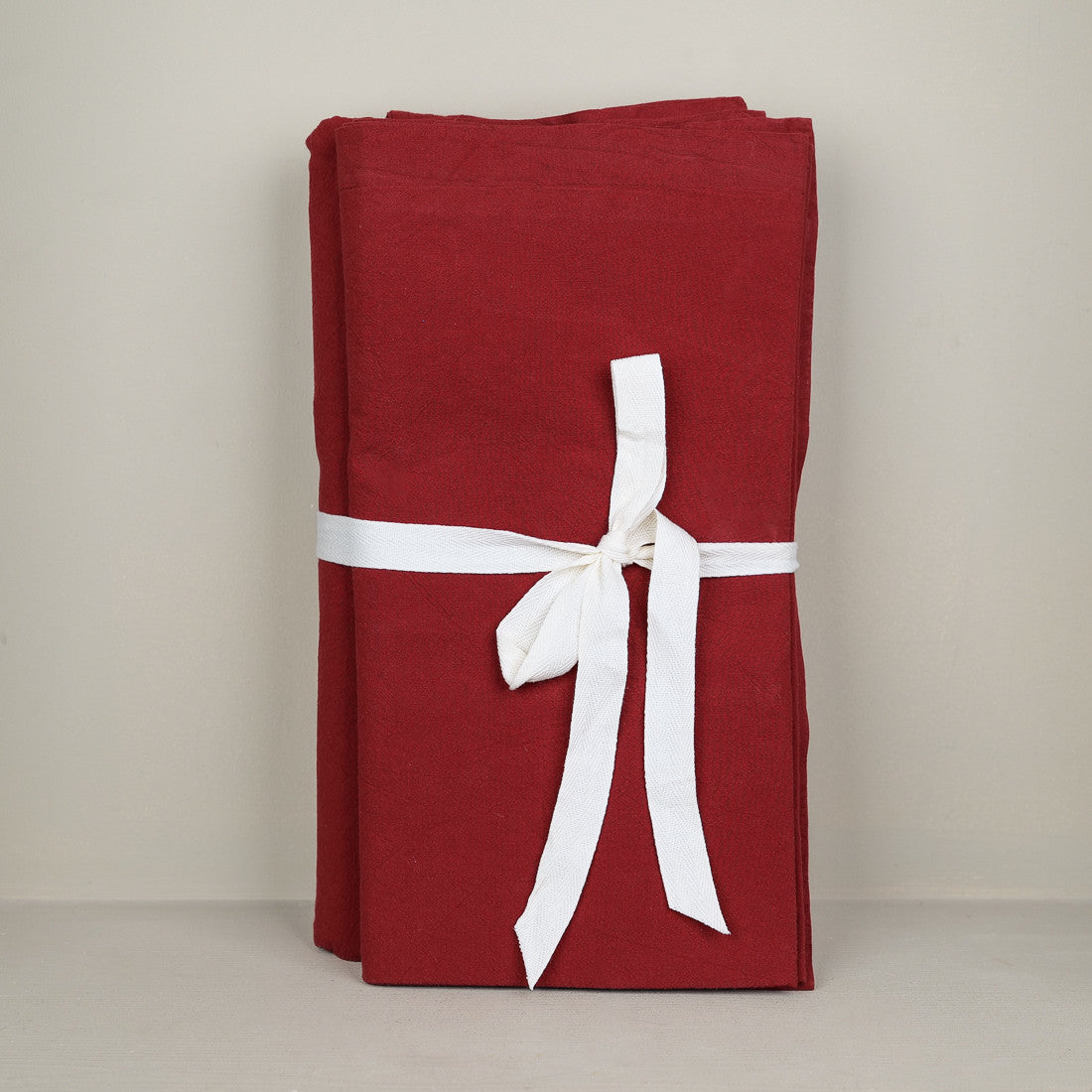 Duvet cover 230 × 260 cm and 2 pillowcases 70 x 70 cm burgundy