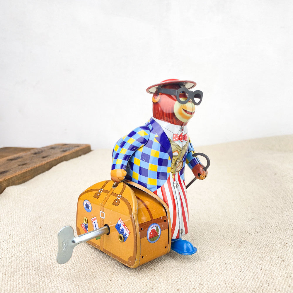 Monkey with suitcase