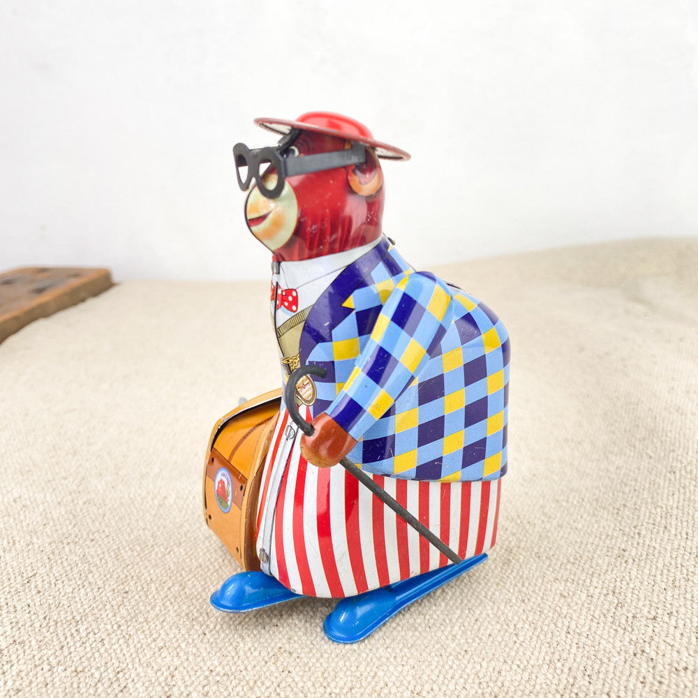 Monkey with suitcase