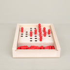 Wooden travel solitaire