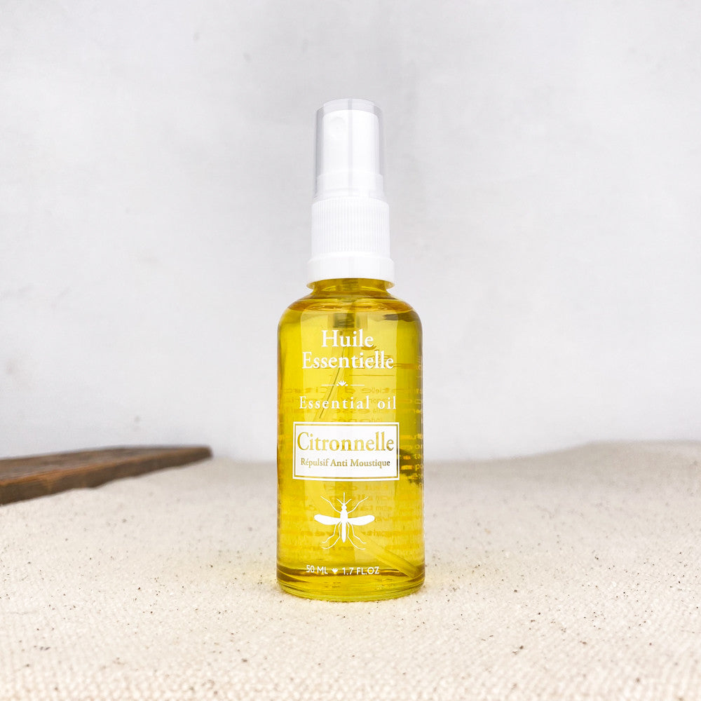 Spray répulsif huile essentielle citronnelle
