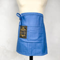 Tablier court en coton bleu Maison Empereur