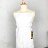 White cotton apron Maison Empereur