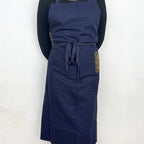 Maison Empereur blue cotton apron