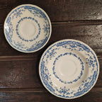 Cup and saucer blue decoration