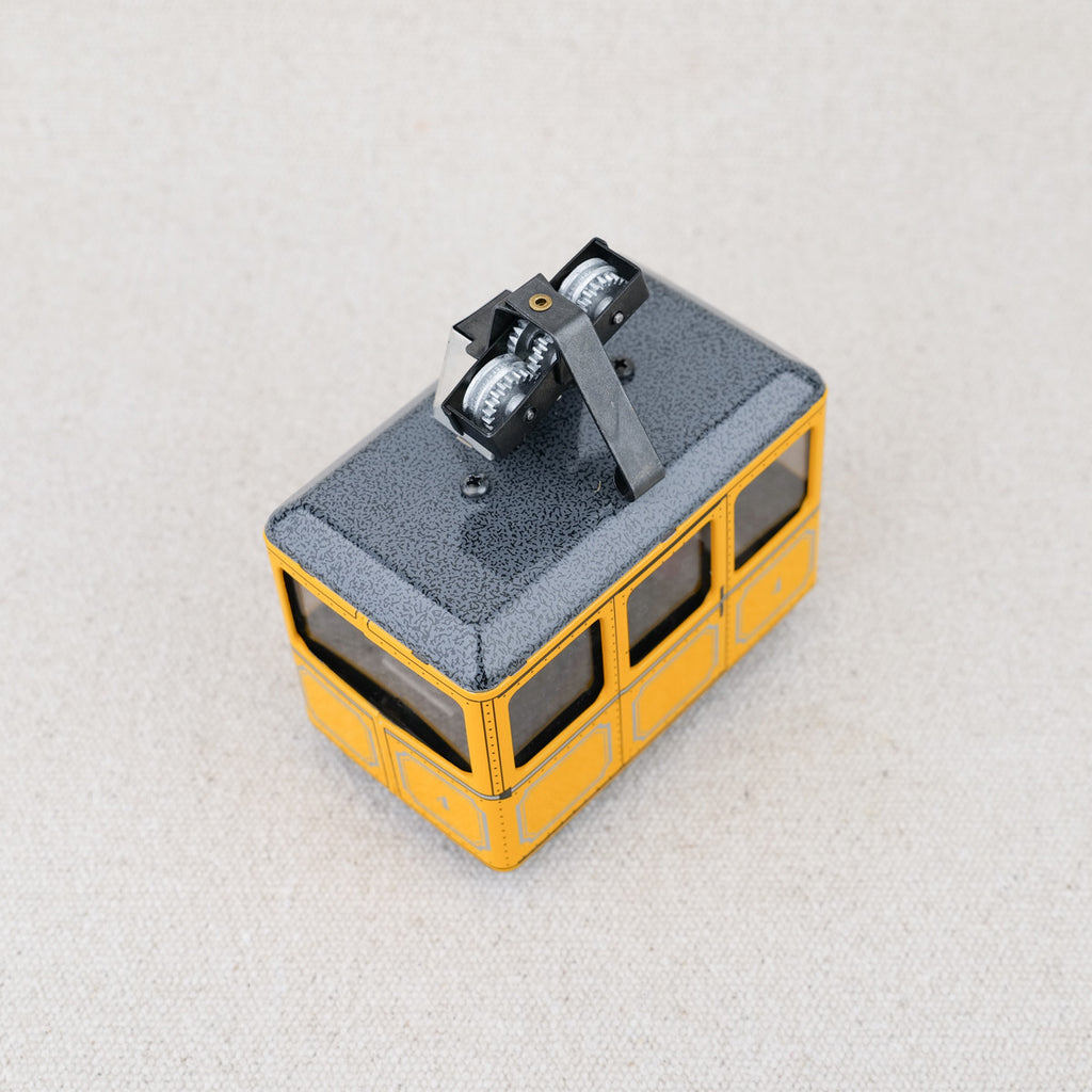 Yellow cable car