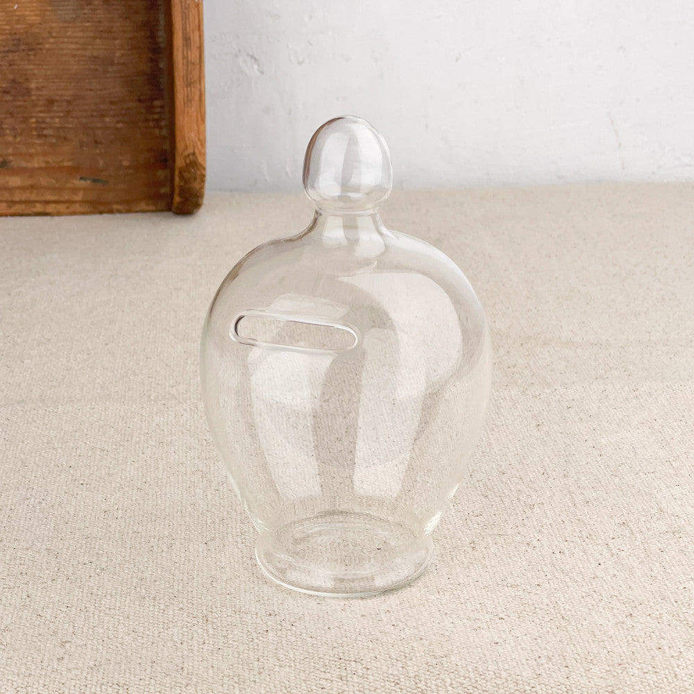 Glass money box