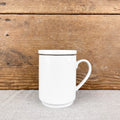 White porcelain infuser mug 0.30L