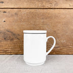 White porcelain infuser mug 0.30L