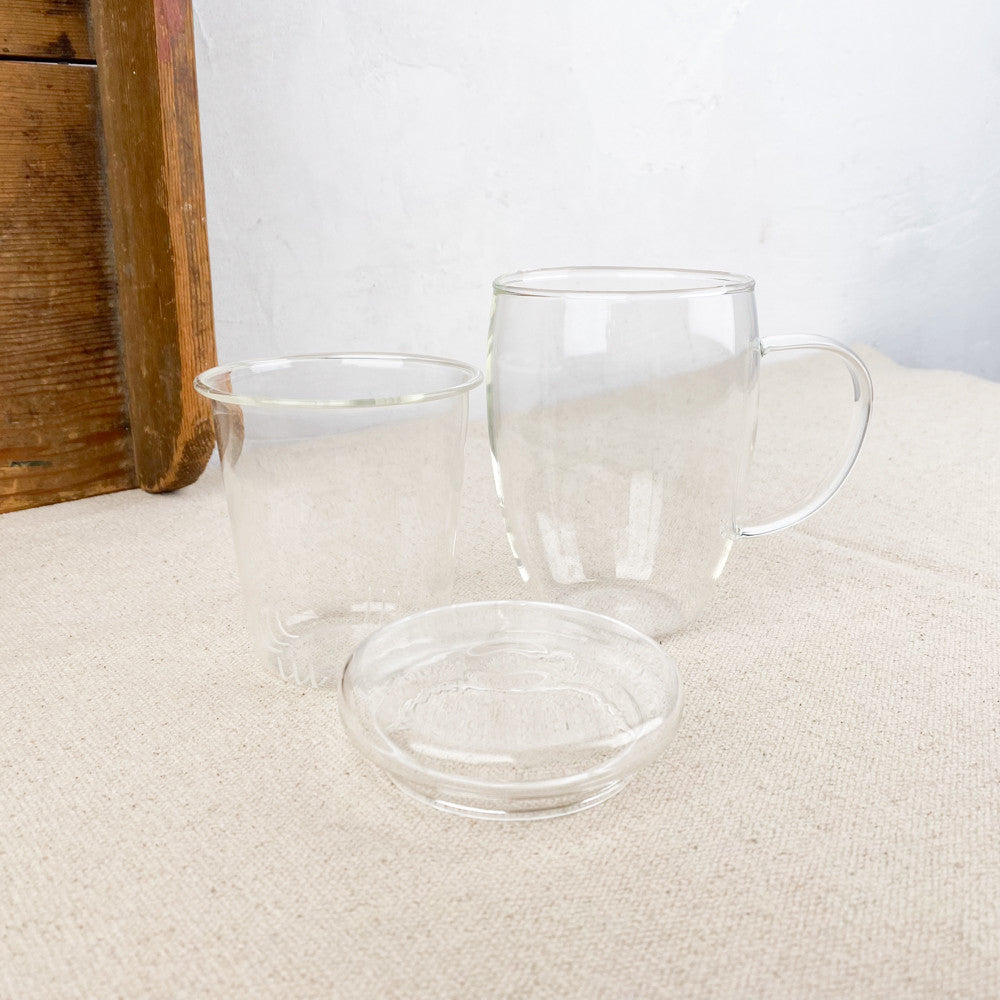 Tisanière en verre borosilicate 0,45L