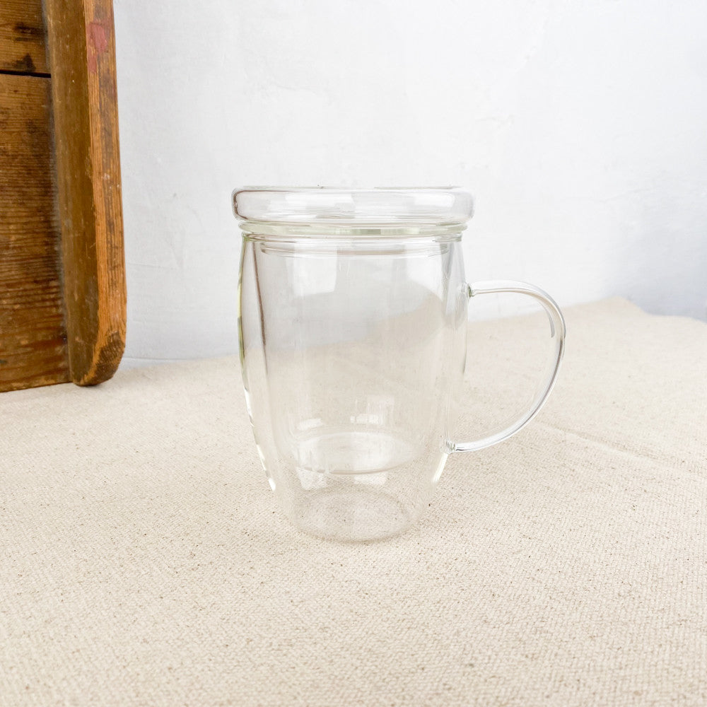 Tisanière en verre borosilicate 0,45L