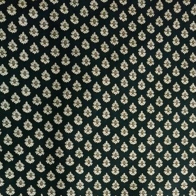Fabric by the meter "Batiste Ampo" blue-black
