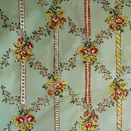 Crousado green fabric by the metre