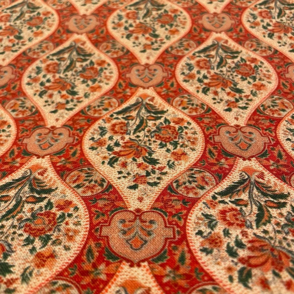 Indienne Pondichéri fabric by the metre