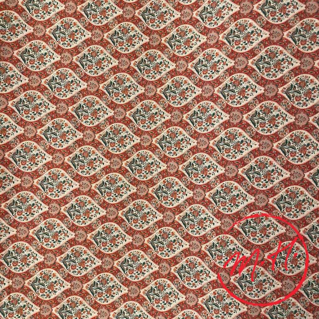 Indienne Pondichéri fabric by the metre