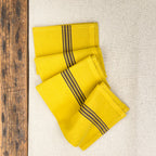 Cotton & linen striped tea towel