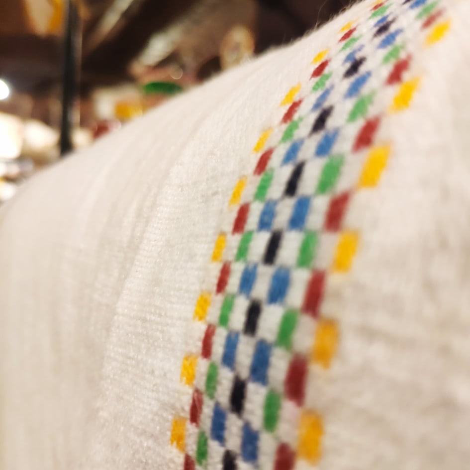 Tea towel fabric by the metre - Lustucru multicoloured