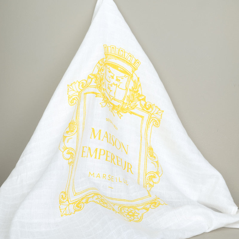 Torchon blason coloré Maison Empereur