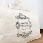 Maison Empereur large crest tote bag
