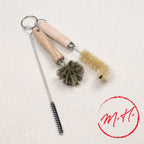 Trio of washbasin brushes