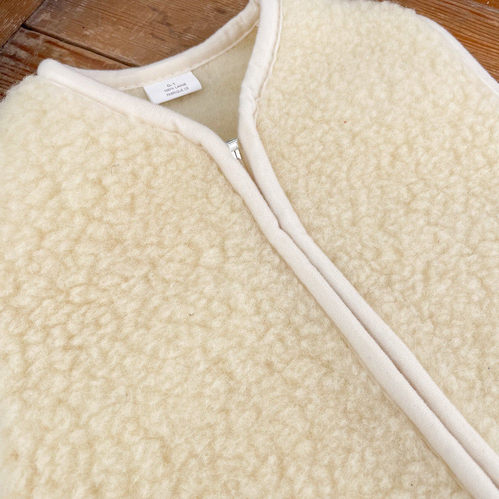 Wool baby sleeping bag