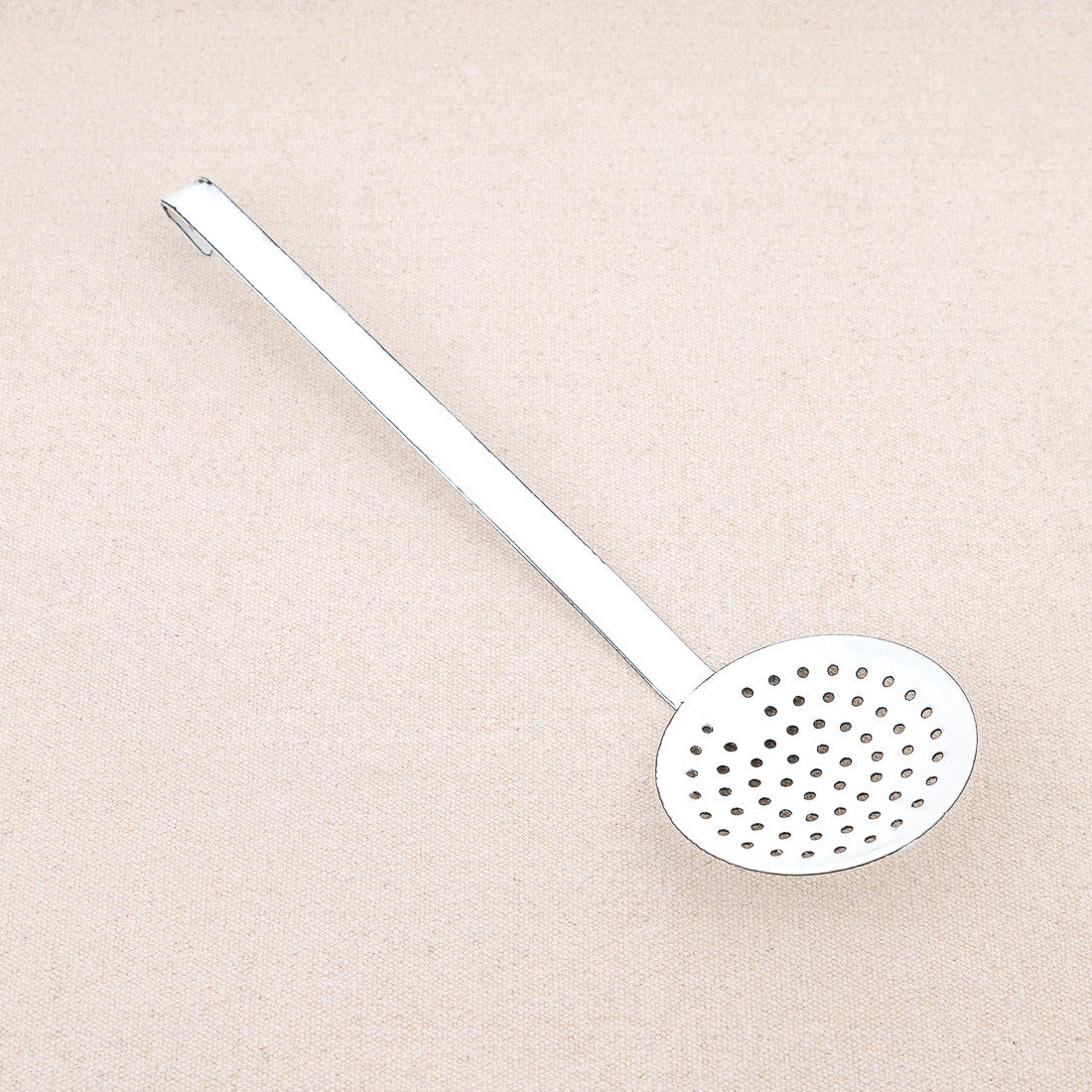 Ustensile de cuisine émail blanc
