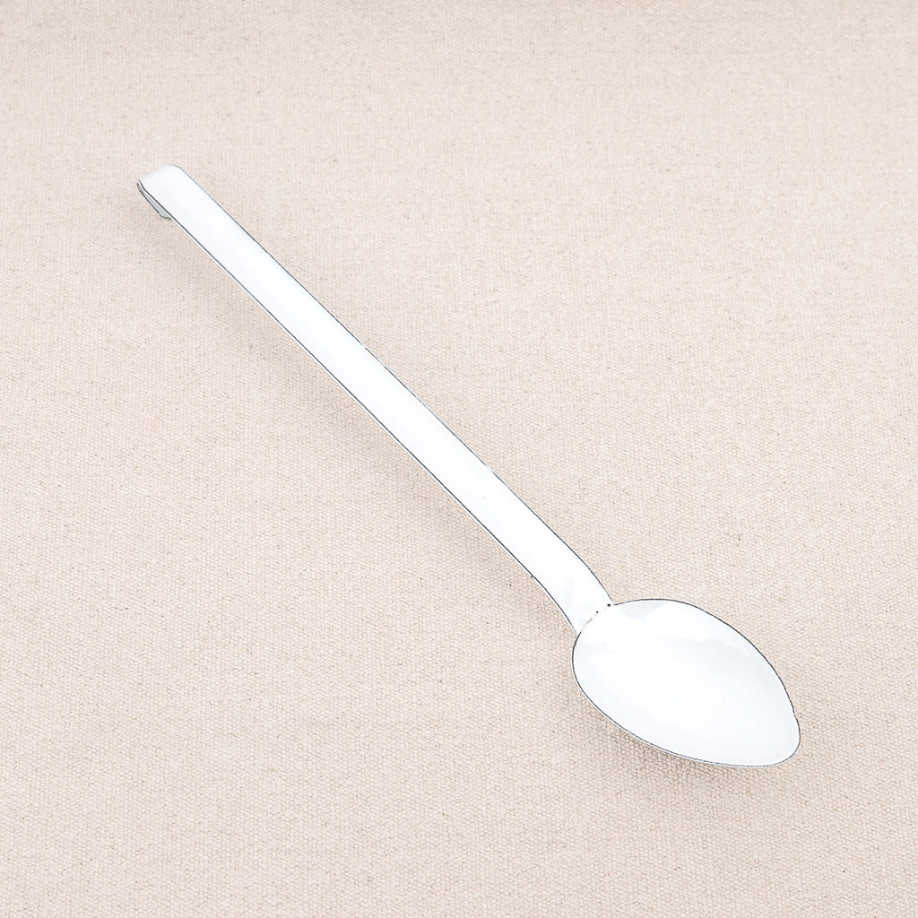 Ustensile de cuisine émail blanc