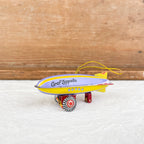 Hanging toy vehicle