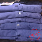 Mont Saint Michel blue work jacket